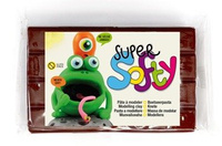 Masa Super-Softy 350g Brązowa