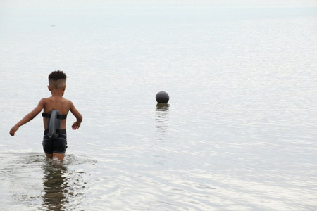 Piłka Scrunch - Pastelowy Żółty