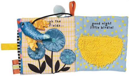 Miękka książeczka dla niemowlaka Trzepoczący ptaszek 158700-Manhattan Toy, zabawki dla najmłodszych