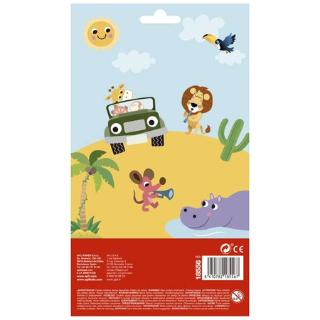 Naklejki metaliczne Apli Kids - Zwierzęta z instrumentami