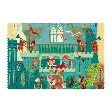 Puzzle dla dzieci, Ruszaj do Średniowiecza! 100 el | Londji®