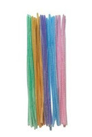 Druciki kreatywne mix kolorów pastelowych 40 szt 30 cm 6 mm grubość