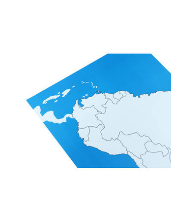 Moyo Montessori | Ameryka Południowa - mapa kontrolna bez podpisów GEOP0062_G008-2