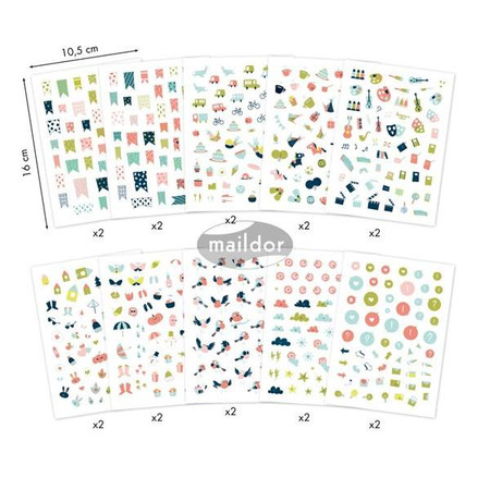 Książeczka z naklejkami A6 Bullet Journal