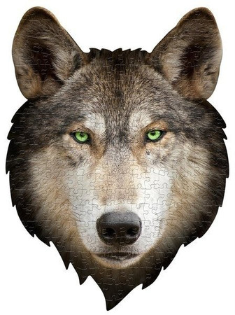 MADD CAPP, Puzzle konturowe I AM - Wilk 300 elem.