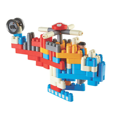 Klocki konstrukcyjne, Lotnisko, 142 el., 2+, PolyM