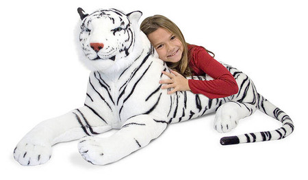 Ogromna przytulanka 100 cm Biały Tygrys Melissa & Doug