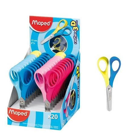 Nożyczki dziecięce profilowane 12 cm Maped VIVO 3D