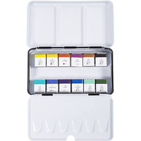 Farby akwarelowe 12 półk. Kwiaty Pejzaże