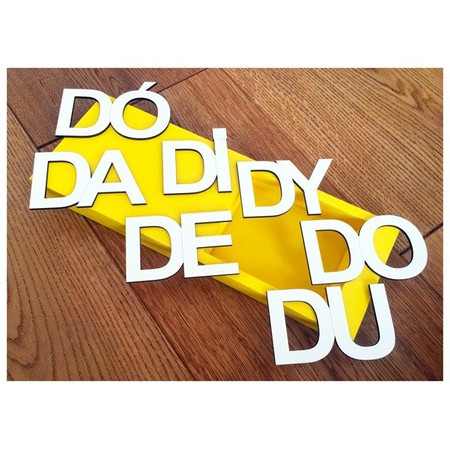 Sylaby Prymarne 3D (Da, De, Di, Do, Du, Dó, Dy)