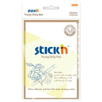 Przezroczysty notes samoprzylepny kalka do odrysowywania 101x152 mm, 30 kartek