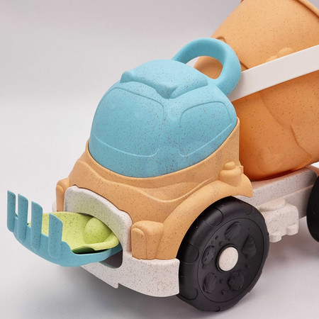 WOOPIE GREEN Zestaw do Piasku Ciężarówka Wiaderko 7 el. BIODEGRADOWALNY ORGANICZNY MATERIAŁ