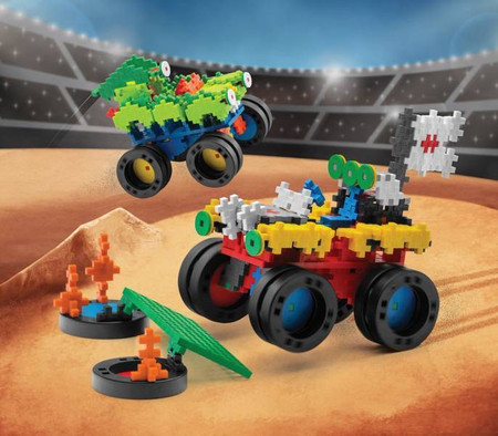 Plus-Plus GO!, Mini Mix 600 szt.Monster Trucks