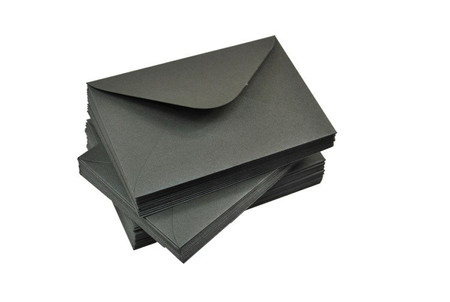 Koperty ozdobne grafitowa C6 10szt nr 25