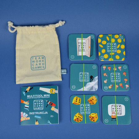 Teamwork Card Games - Zestaw Multitool Mini - Gra kooperacyjna
