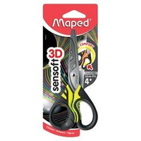 Nożyczki Sensoft Fluo 13 Cm Blis.