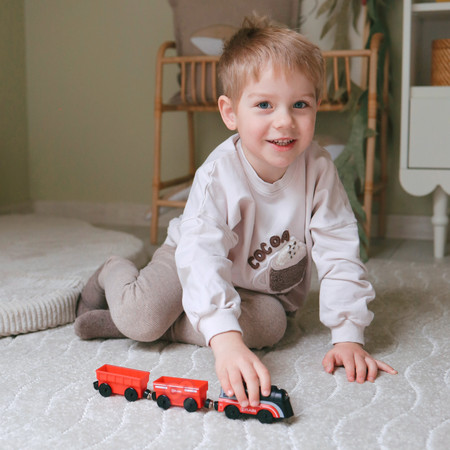 WOOPIE Lokomotywa Elektryczna Pociąg Wagony na Magnes