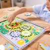 Drewniana układanka koła zębate Zwierzęta 24 el. 31004 Melissa & Doug