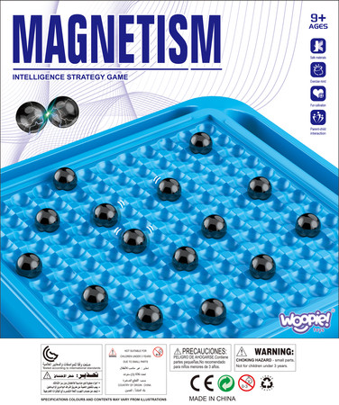 Gra strategiczna Magnetyczne Kulki z planszą
