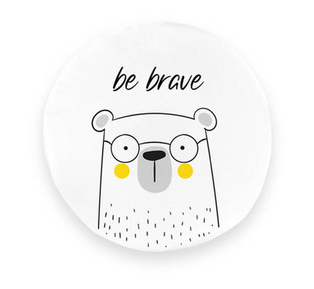 Poduszki ekoskóra ZWIERZĄTKA AFIRMACJE 3 cm 1 szt. AKSON