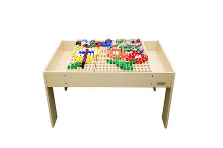 MASTERKIDZ Drewniany Stół Edukacyjny Stolik Top STEM WALL