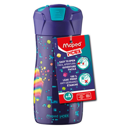 Butelka stalowa Picnik Concept Kids 430ml Pixel