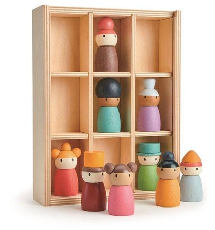 Drewniane figurki do zabawy - Folk Hotel,Tender Leaf Toys