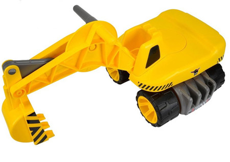 Big Maxi Koparka Jeździk ciche koła