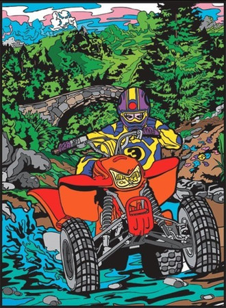 Kolorowanka Welwetowa 47x35 Quad