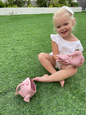 Silikonowy Czerpak Scrunch - Szałwiowy