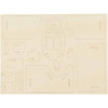 Puzzle 3D drewniane dom wariant 4