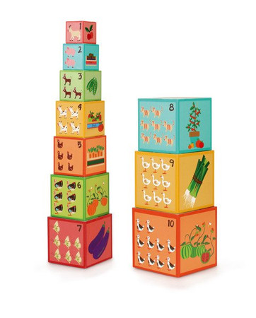 Piramida edukacyjna FARMA 2 (10 elementów) Scratch