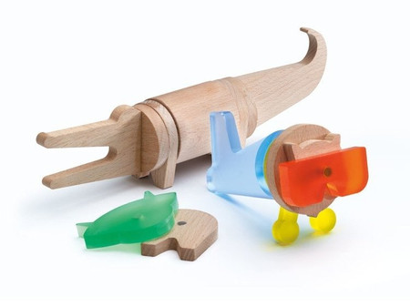 Drewniane klocki magnetyczne Pustynia Lekkid