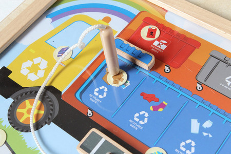 MASTERKIDZ Tablica Edukacyjna Segregacja Odpadów