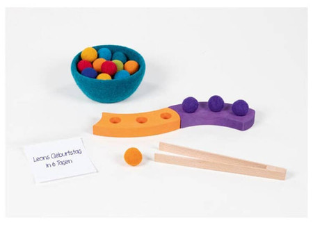 Układanka drewniana Sortowanie kolorów Spirala Goki 58354