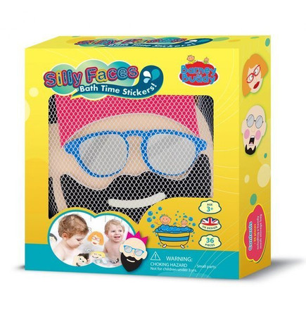 Naklejki do kąpieli - śmieszne twarze