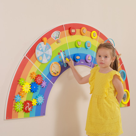 Tablica manipulacyjna Panel ścienny - Tęcza