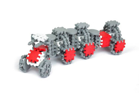 Klocki Wafle Mini - Zestaw Konstruktor - 140 elementów