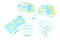 Moyo Montessori | Karty z kształtami lądów i wód GEO_G058