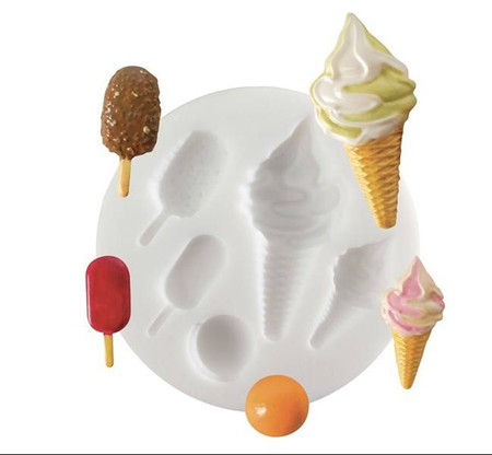 Foremka Silikonowa D: 7 cm Lody