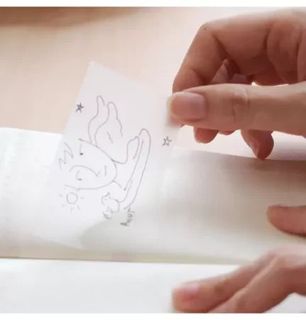 Przezroczysty notes samoprzylepny 76x76 mm, 50 karteczek