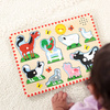 Drewniane puzzle dźwiękowe Zwierzęta z farmy Melissa & Doug