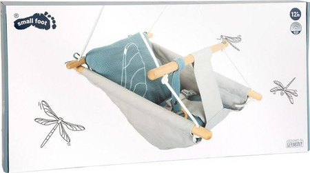 Huśtawka dla dziecka z miękkim siedziskiem i poduszkami