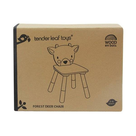 Drewniana krzesełko, Jelonek, kolekcja mebli Forest, Tender Leaf Toys