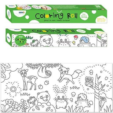 Kolorowanka Samoprzylepna w Rolce, Zwierzęta, 31,5x355cm