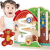 TOOKY TOY Drewniana Tablica Manipulacyjna Montessori