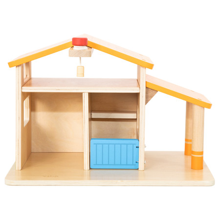 VIGA Drewniana Farma Dom Farmera Z Ogródkiem I Traktorem 21 el