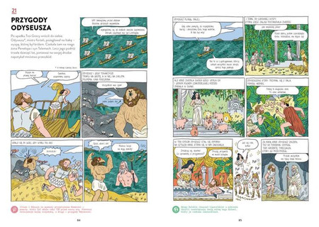 Książka Mitologia Greków i Rzymian w komiksie