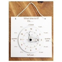Zegar do nauki czasu w języku angielskim