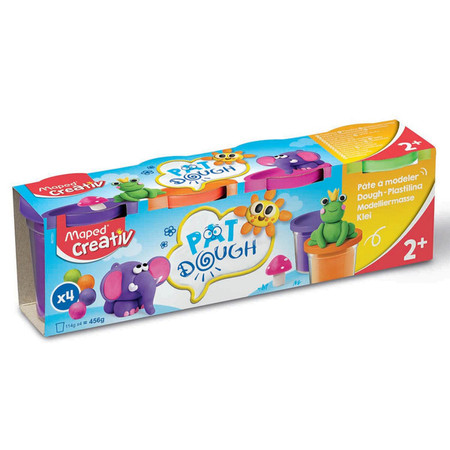 Creativ masa plastyczna 4x114g kolory fancy (6)